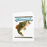 Affiche de pêche du Wisconsin