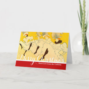 Cartes Pour Fêtes Annuelles Affiche de Toulouse Lautrec Jeune Fille Jaune Dans