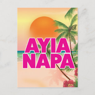 Cartes Pour Fêtes Annuelles Affiche de vacances Ayia Napa