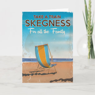 Cartes Pour Fêtes Annuelles Affiche de voyage Prends un train pour Skegness.