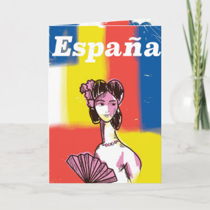 Cartes Pour Fêtes Annuelles Affiche de voyage vintage España