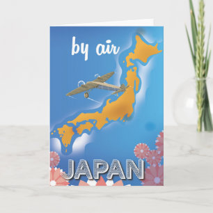 Cartes Pour Fêtes Annuelles Affiche de voyage vintage Japon