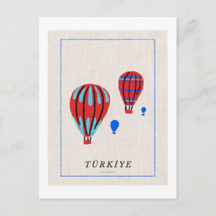 Cartes Pour Fêtes Annuelles Affiche minimaliste Cappadoce - Souvenir de Türkiy