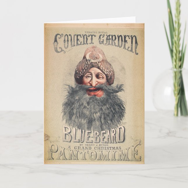 Cartes Pour Fêtes Annuelles Affiche pour une pantomime de Noël (Devant)