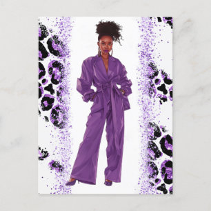 Cartes Pour Fêtes Annuelles African American Black Queen Melanin Sista Shopp