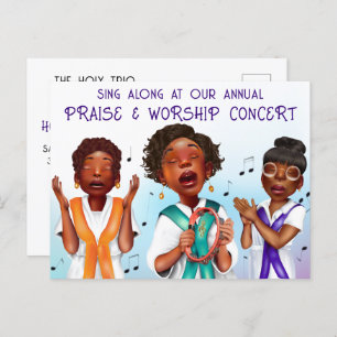 Cartes Pour Fêtes Annuelles African American Choir Concert Holiday