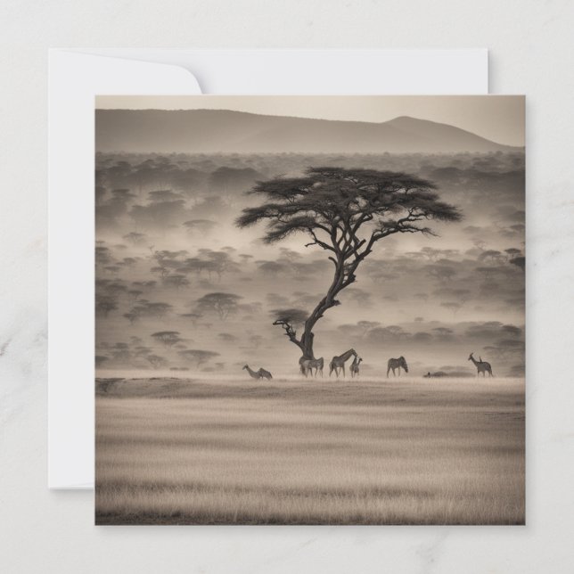 Cartes Pour Fêtes Annuelles Afrique (Devant)
