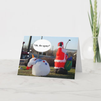 Cartes Pour Fêtes Annuelles Agonie de vacances