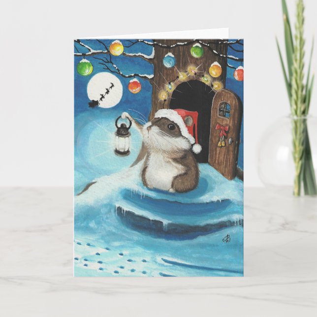 Cartes Pour Fêtes Annuelles Ai-je entendu Père Noël ? (Devant)