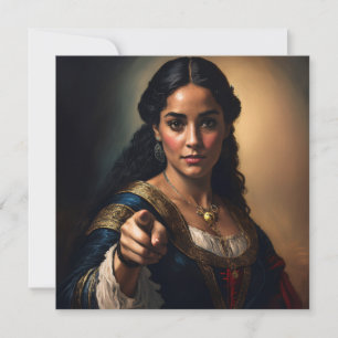 Cartes Pour Fêtes Annuelles AI Noblesse pointant