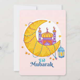 Cartes Pour Fêtes Annuelles Aïd Moubarak