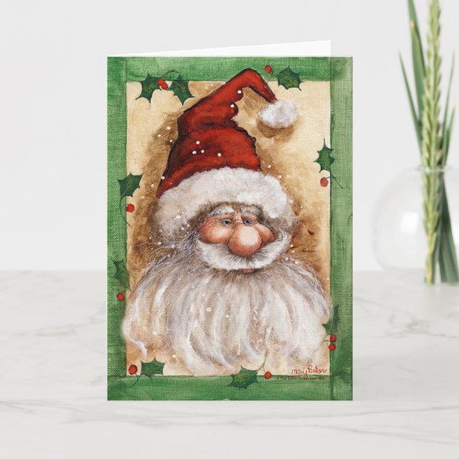CARTES POUR FÊTES ANNUELLES AIDE PÈRE NOËL (Devant)