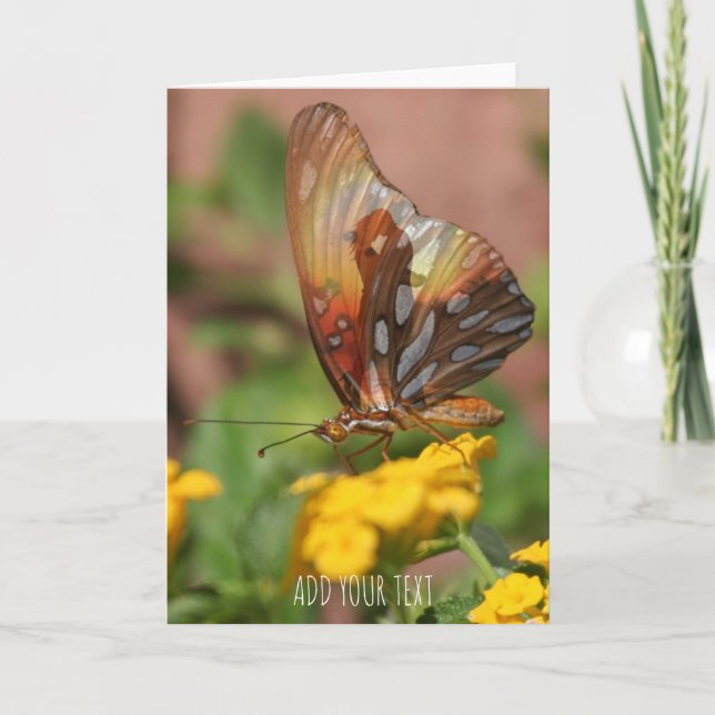 Cartes Pour Fêtes Annuelles Ailes papillon - amour papillon (Devant)
