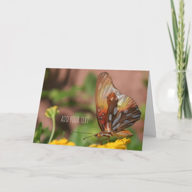 Cartes Pour Fêtes Annuelles Ailes papillon - amour papillon (Devant)