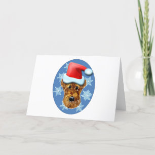 CARTES POUR FÊTES ANNUELLES AIRDALE TERRIER