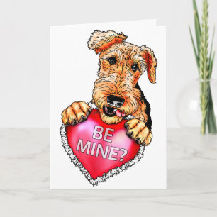Cartes Pour Fêtes Annuelles Airedale Terrier soit le mien