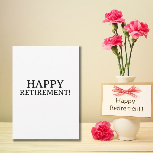 Cartes Pour Fêtes Annuelles Airline Pilot Retirement Photo Flight Crew Message (Créateur téléchargé)