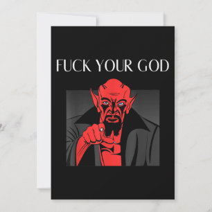 Cartes Pour Fêtes Annuelles Aist Goat Satan Baphomet GIft
