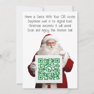 Cartes Pour Fêtes Annuelles Ajouter un message ou un cadeau de code QR à Père 