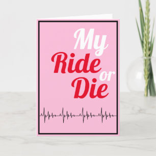 Cartes Pour Fêtes Annuelles Ajoutez votre photo et votre message Ride ou Die V