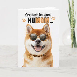 Cartes Pour Fêtes Annuelles Akita Dog Greatest HuMOM Fête des Mères