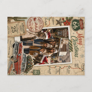 Cartes Pour Fêtes Annuelles Album photo personnalisé de vacances sur la route