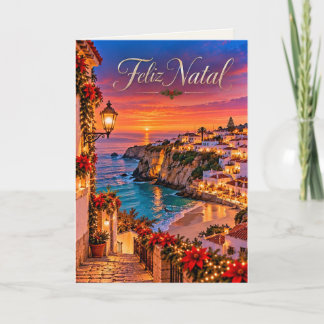 Cartes Pour Fêtes Annuelles Algarve Portugal Joyeux Noël Noël