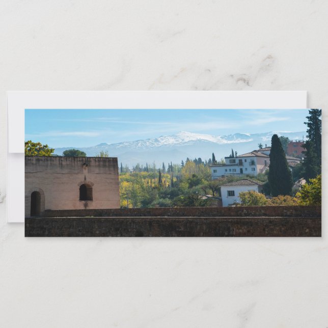 Cartes Pour Fêtes Annuelles Alhambra Grenade (Devant)
