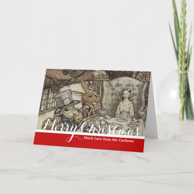 Cartes Pour Fêtes Annuelles Alice Anniversaire Anniversaire Fête de la haine d (Devant)