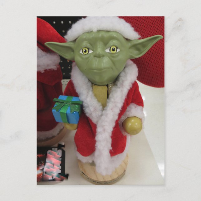 Cartes Pour Fêtes Annuelles Alien de Noël (Devant)