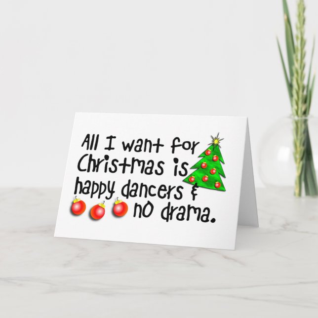 Cartes Pour Fêtes Annuelles All I Want for Christmas (Devant)