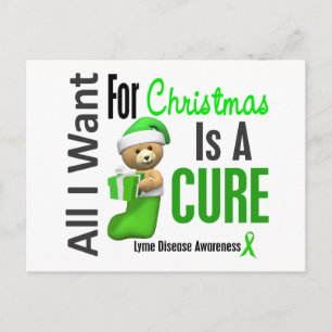Cartes Pour Fêtes Annuelles All I Want For Christmas Lyme Disease
