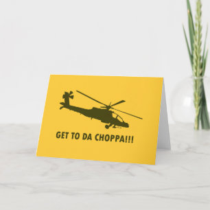 Cartes Pour Fêtes Annuelles Allez À Da Choppa ! ! !