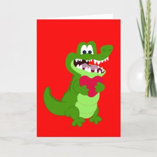 Cartes Pour Fêtes Annuelles Alligator