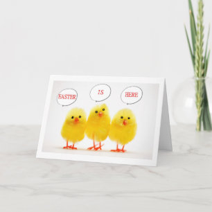 CARTES POUR FÊTES ANNUELLES "ALLONS PESER" EST ICI PÂQUES