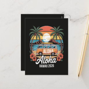 Cartes Pour Fêtes Annuelles Aloha Hawaï 2026