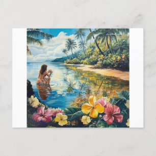 Cartes Pour Fêtes Annuelles Aloha Hawaiian