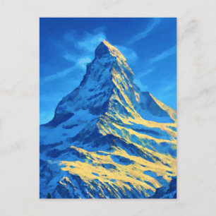 Cartes Pour Fêtes Annuelles Alpes Matterhorn