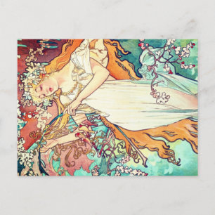 Cartes Pour Fêtes Annuelles Alphonse Mucha