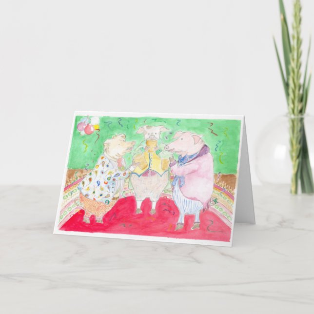 Cartes Pour Fêtes Annuelles Alternative à Noël—Hogmanay ! (Devant)