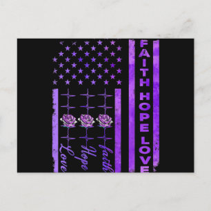 Cartes Pour Fêtes Annuelles Alzheimer Sensibilisation Foi Espérance Amour Pour