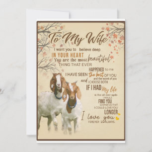 Cartes Pour Fêtes Annuelles Amant de femme   À ma femme je t'aime pour toujour