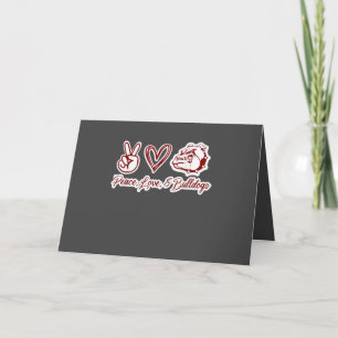 Cartes Pour Fêtes Annuelles Amateurs de Bouledogue Propriétaire de Bouledogu