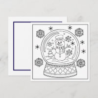 Amateurs de coloriage festif enneigeur