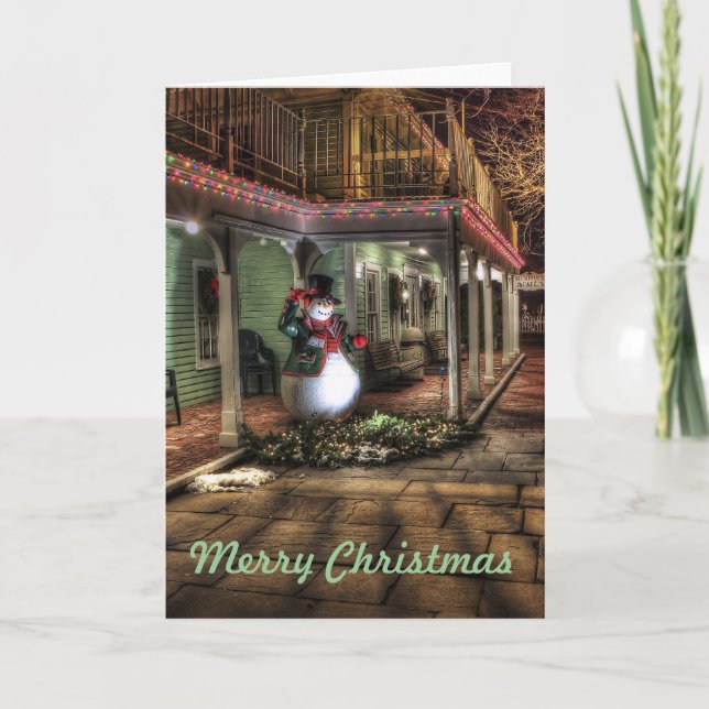 Cartes Pour Fêtes Annuelles Ambiance de Noël 001 (Devant)