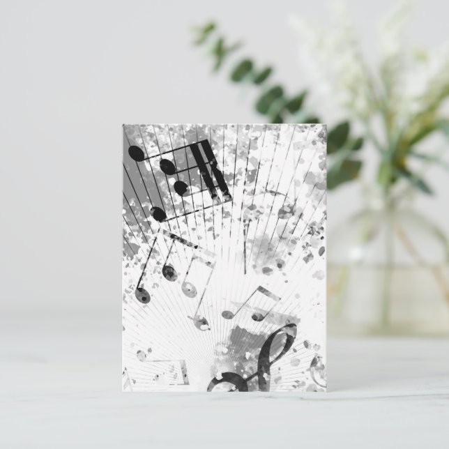 Cartes Pour Fêtes Annuelles Ambiance musicale 1 (Debout devant)