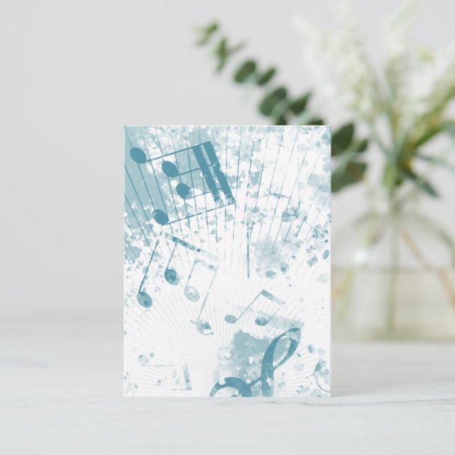 Cartes Pour Fêtes Annuelles Ambiance musicale 5 (Debout devant)