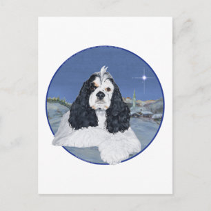 Cartes Pour Fêtes Annuelles American Cocker Spaniel Christmas