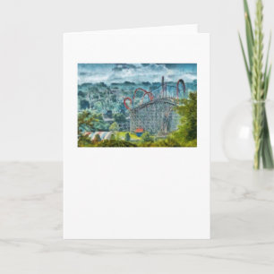 Cartes Pour Fêtes Annuelles Americana - La course à l'excitation
