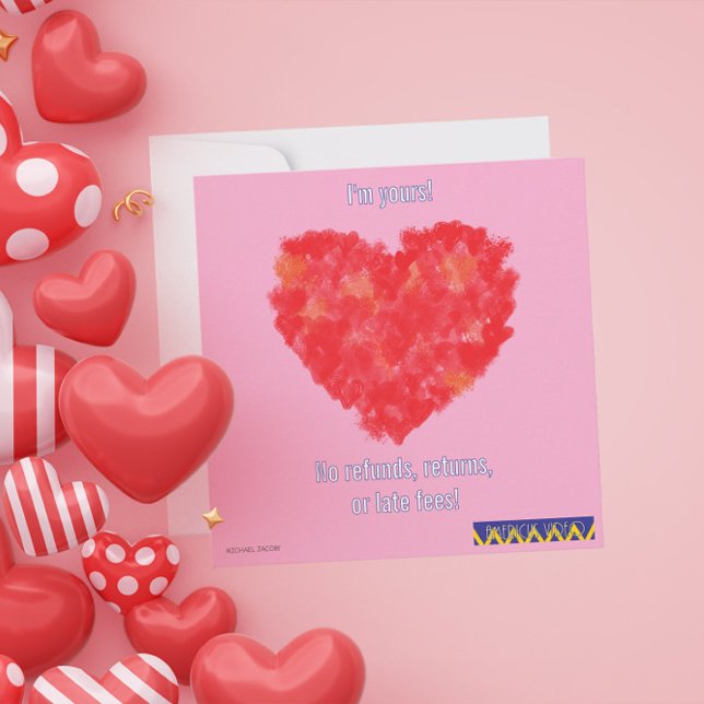 Cartes Pour Fêtes Annuelles Americus Video I'm Your Valentine #2 (Créateur téléchargé)